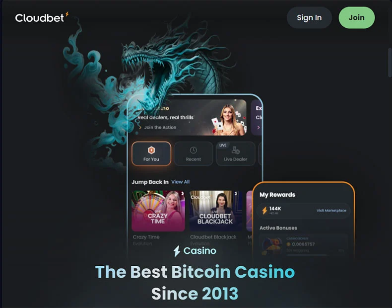 Cloudbet casino overview