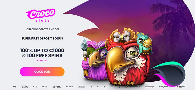 Crocoslots Casino review