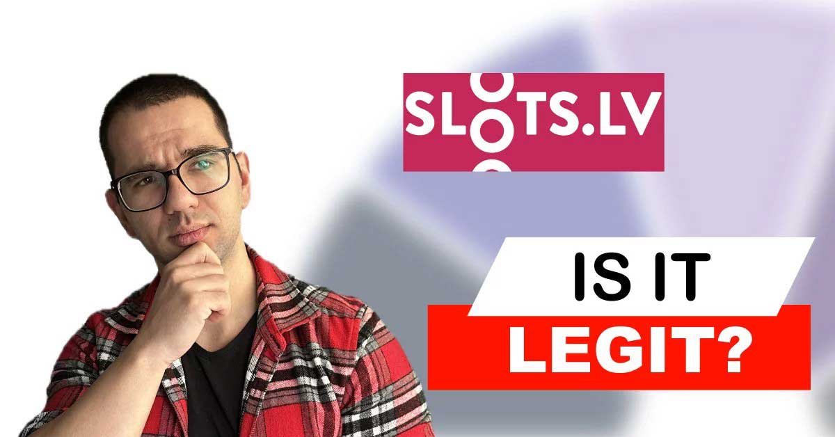 Slots.lv Casino website interface showing game lobby and promotions