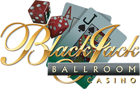 Blackjack Ballroom casino logo