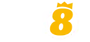 BK8 casino logo white