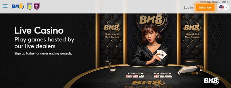 BK8 casino overview