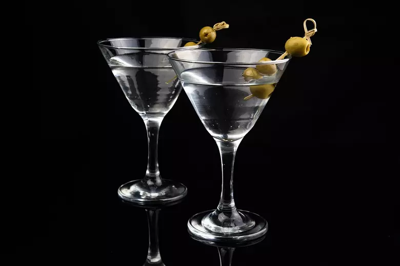Martini served in casino