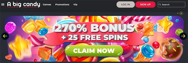 A Big Candy casino bonuses