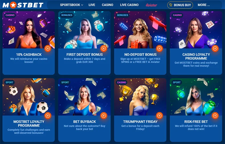 Mostbet casino promotions