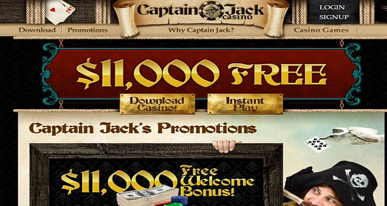 Captain Jack Casino bonuses