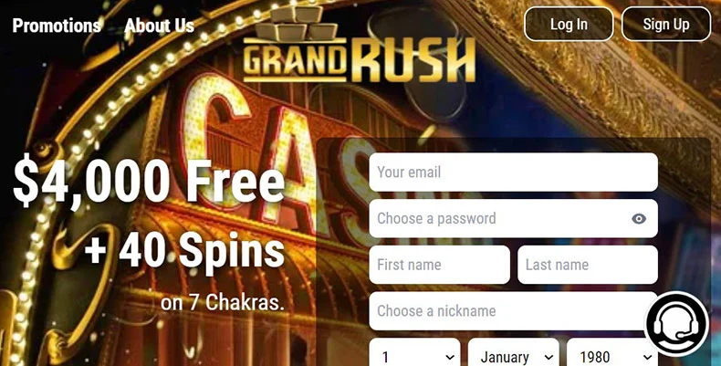 Grand Rush Casino review