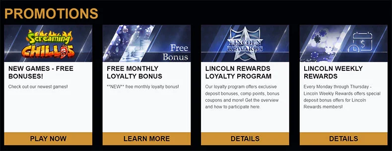 Lincoln casino promotions