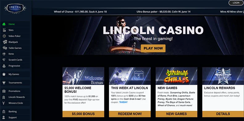 Lincoln casino review