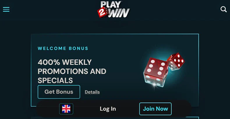 Play2Win Casino bonuses