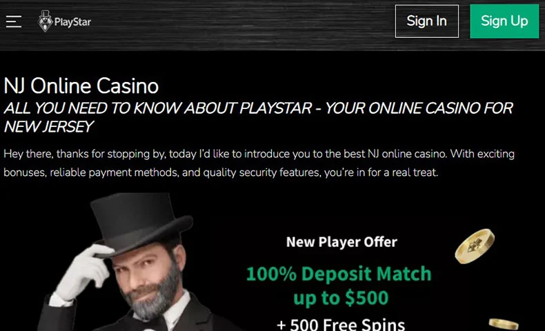 PlayStar Casino review