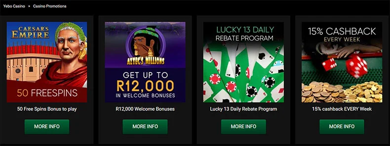 Yebo casino promotions