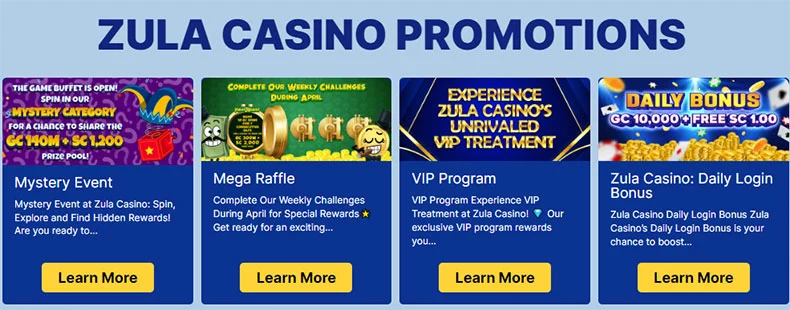 Zula casino promotions