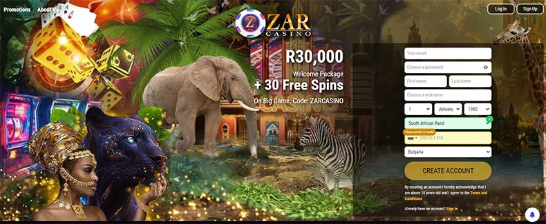 ZAR casino review