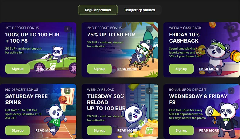 Fastpay Casino promotions