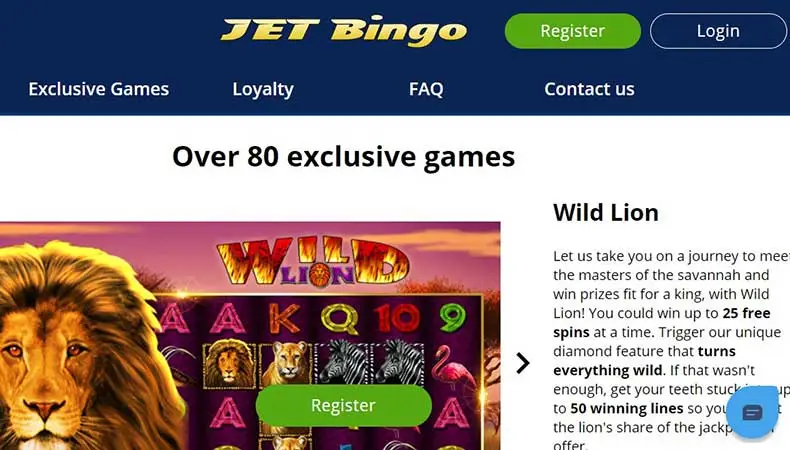 Jet Bingo Casino bonuses