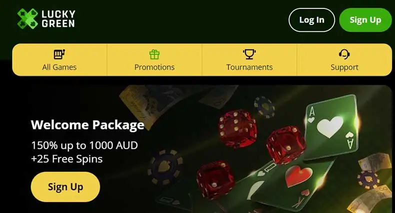 Lucky Green Casino review