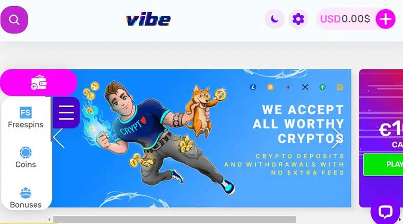 Vibe Casino review