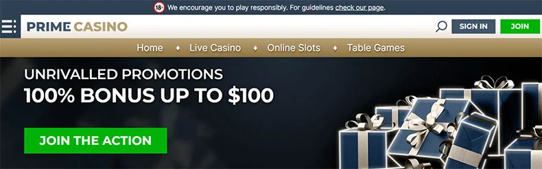 Prime Casino review