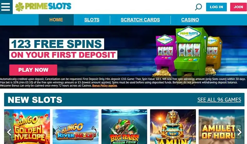 Prime Slots Casino review