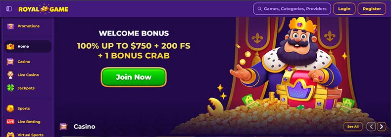 RoyalGame casino review