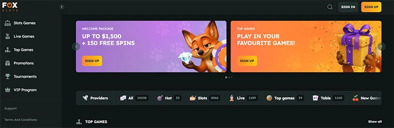 Fox Slots casino review