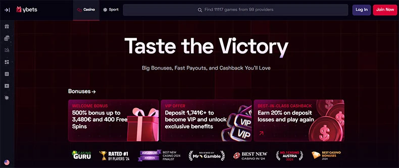 Ybets casino review