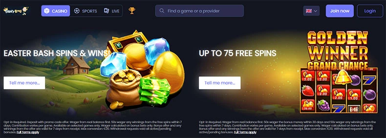 FruityKing casino bonuses