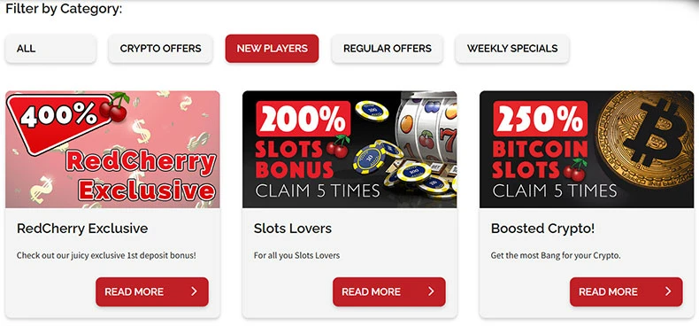 Red Cherry casino promotions Red Cherry casino promotions