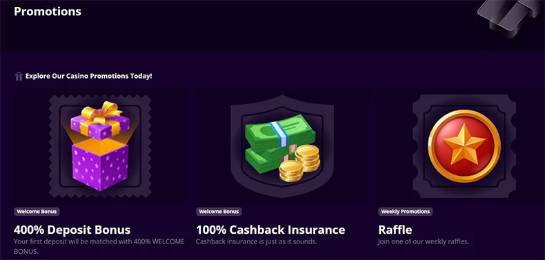 Traditional Casino promotions