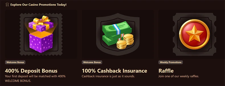 Betcave casino bonuses