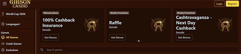 Gibson Casino review