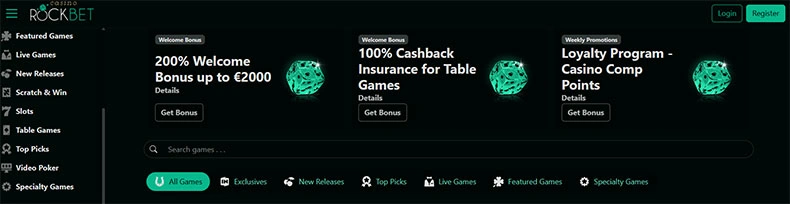 Rocketbet casino review