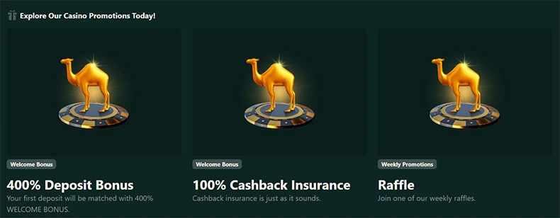 Sahara Sands casino promotions