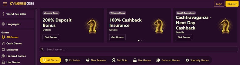 Vanguards Casino review Vanguards Casino review
