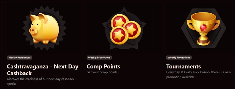 Crazy Luck casino bonuses Crazy Luck casino bonuses