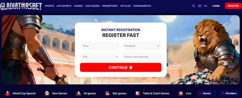 GladiatorsBet casino review GladiatorsBet casino review
