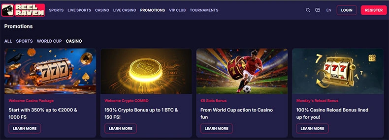 Reel Raven casino promotions Reel Raven casino promotions