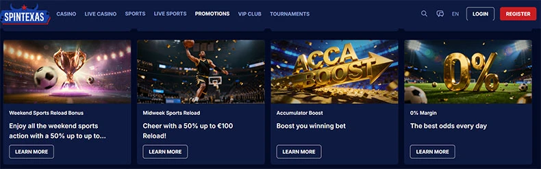 SpinTexas casino promotions