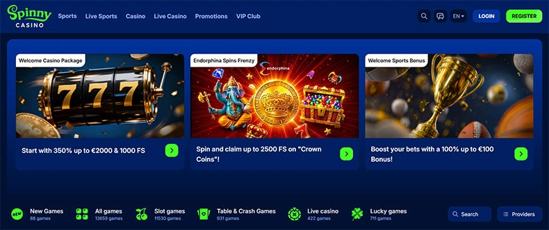 Spinny Casino review