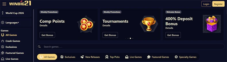 WinBig 21 casino review WinBig 21 casino review